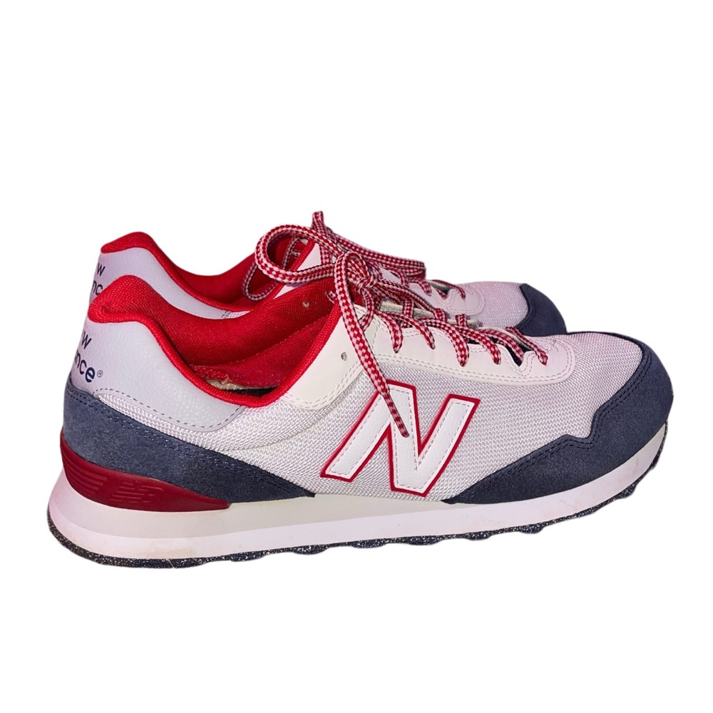 New Balance Red and White Sneakers